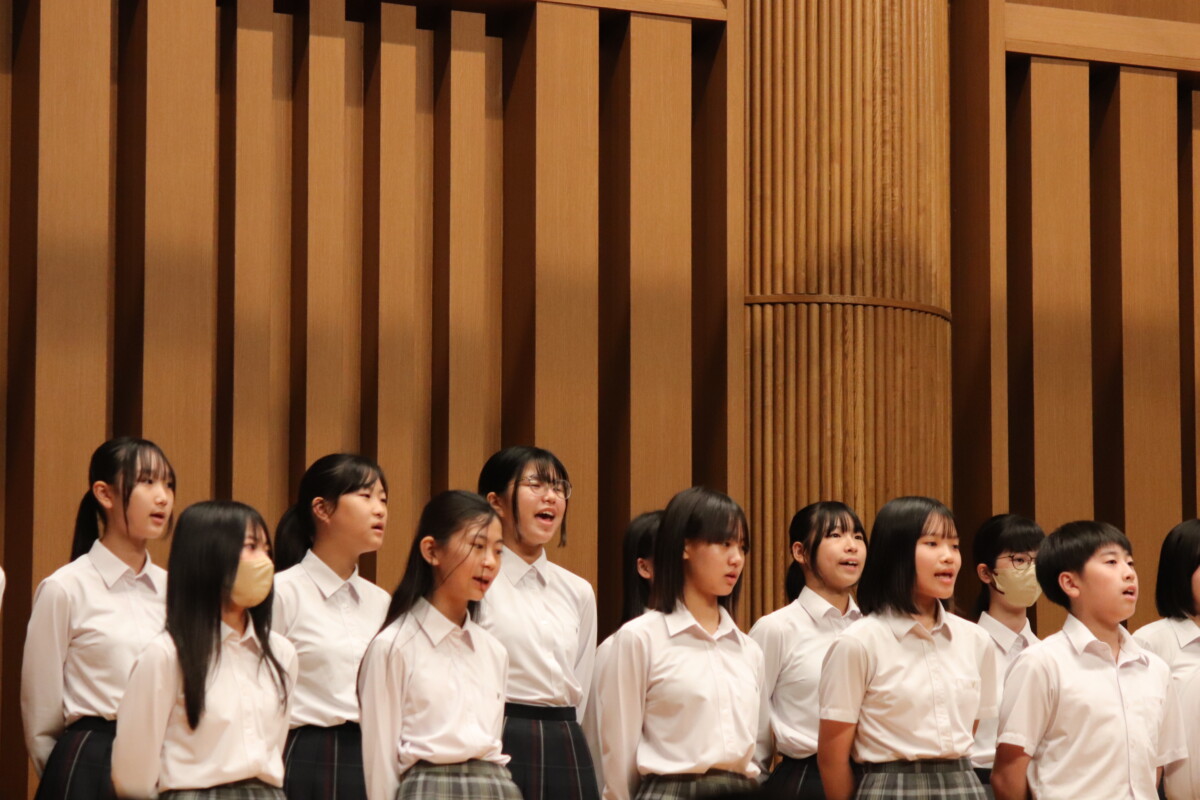合唱コンクールを開催しました | NEWS | 学校法人東福岡学園 東福岡自彊館中学校
