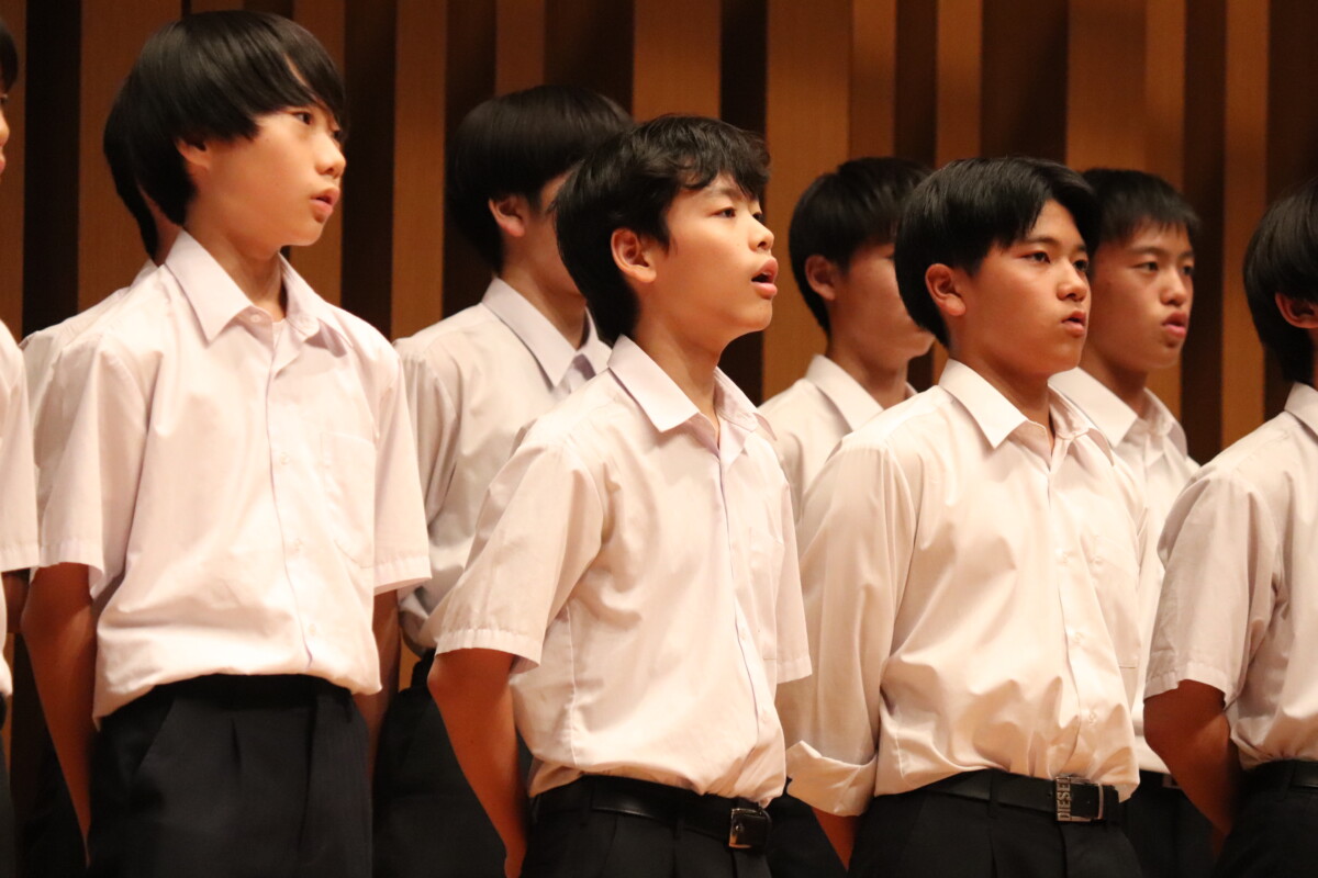 合唱コンクールを開催しました | NEWS | 学校法人東福岡学園 東福岡自彊館中学校